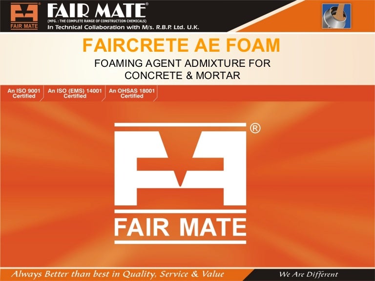 Faircrete Ae Foam
