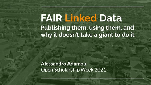 FAIR data: LOUD for all audiences