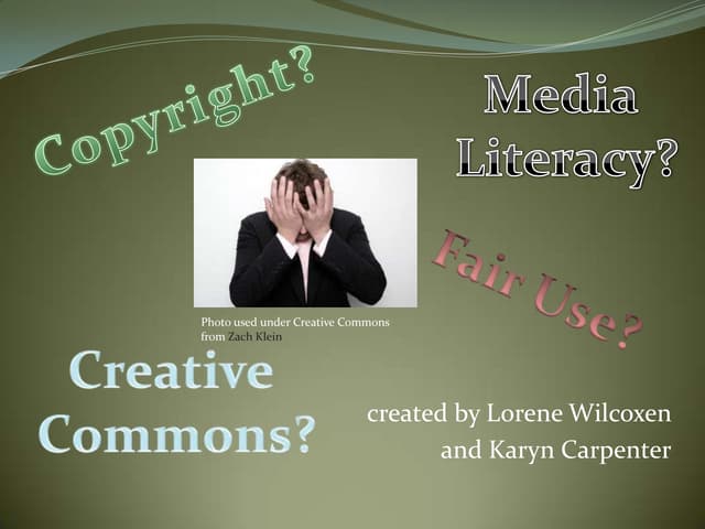 Fair use and creative commons 