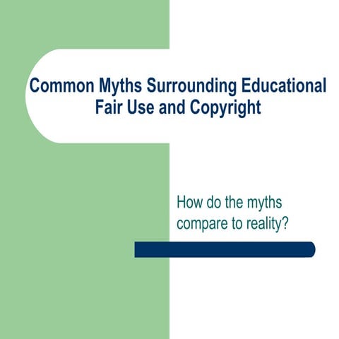 Fair use myths