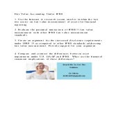 Fair Value Accounting Under IFRS1. Use the Internet to research | DOCX