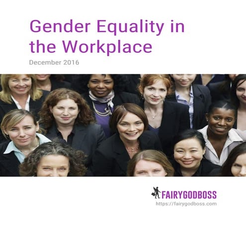 Gender Equality in the Workplace | PDF