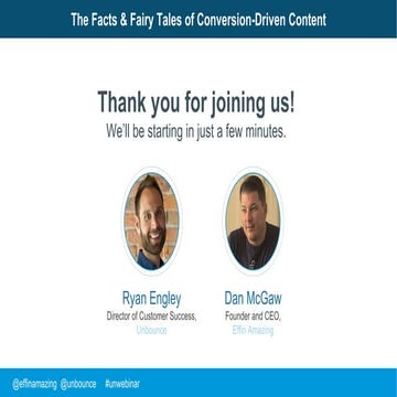 The Facts & Fairytales of Conversion-Driven Content