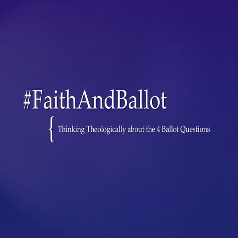 #FaithAndBallot: the Massachusetts 2014 Ballot Questions