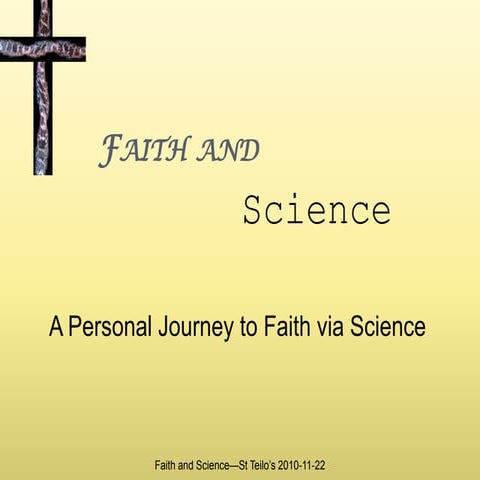 Faith and science