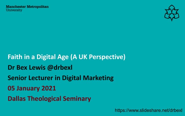 Faith in a digital age: Dallas Theological Seminary