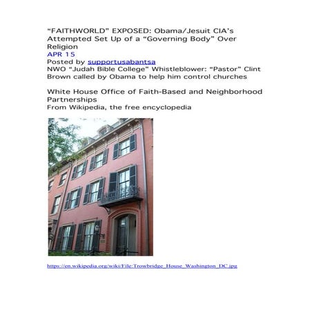  Faithworld  exposed- obama-jesuit cia’s attempted set up of a _governing bod...