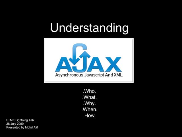 Understanding Ajax