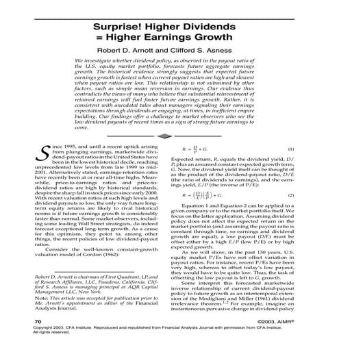 Faj jan feb_2003_surprise_higher_dividends_higher_earnings_growth