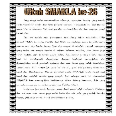 Cerpen Pengalaman Pribadi