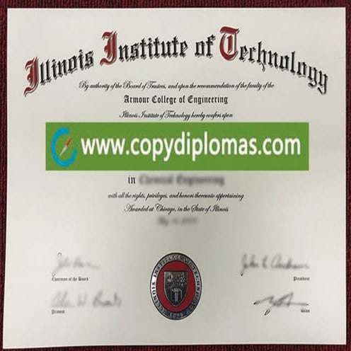 fake diploma, Illinois Institute of Technology degree