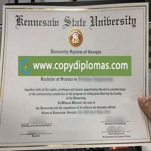 fake diploma, Kennesaw State University degree