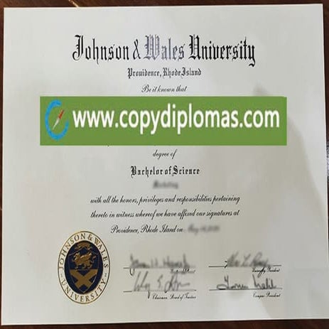 fake diploma certificate, Johnson & Wales University degree