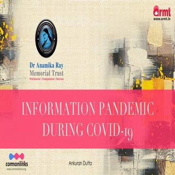 Information Pandemic during COVID 19