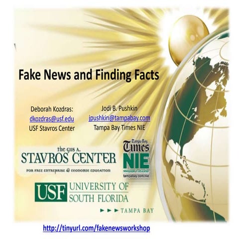 Fake news and fact finding