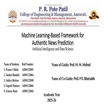 Fake News Detection Fake News Detection Detection.pptx