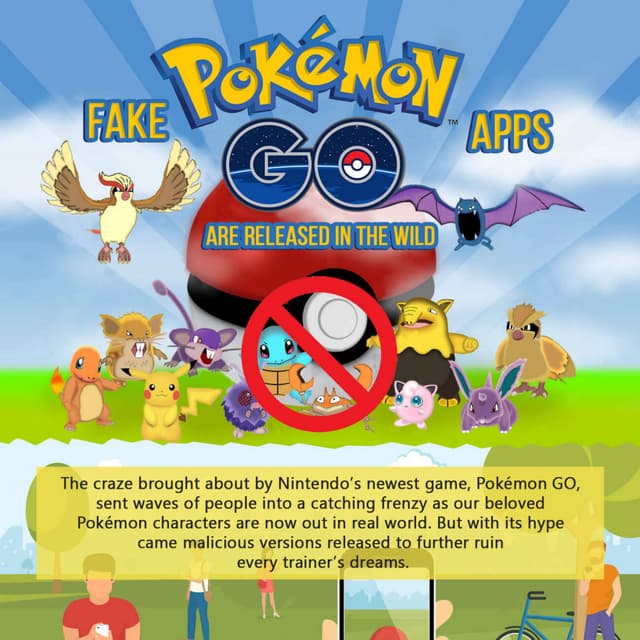 Fake Pokémon GO Apps Are Released in the Wild