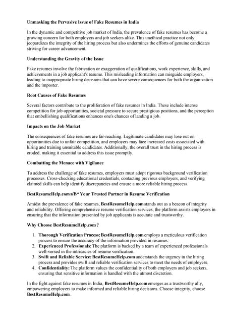 Fake Resumes In India Fake Resume - Fakeresumesinindia 240210175713 84c57f8c Thumbnail 