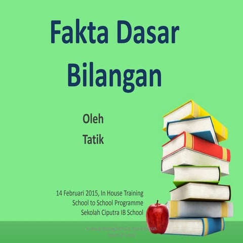 Fakta dasar bilangan 