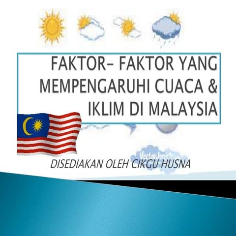 Faktor yang mempengaruhi cuaca & iklim Malaysia