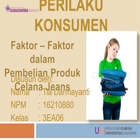 Faktor-faktor yang mempengaruhi pembelian suatu produk