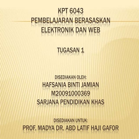 Faktor faktor yang mempengaruhi penerimaan e-learning