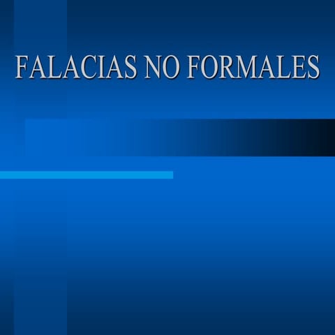 Falacias no-formales
