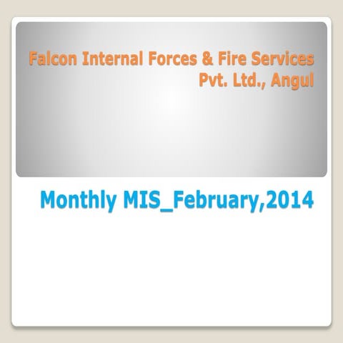 Falcon internal forces &amp; fire services pvt feb,14