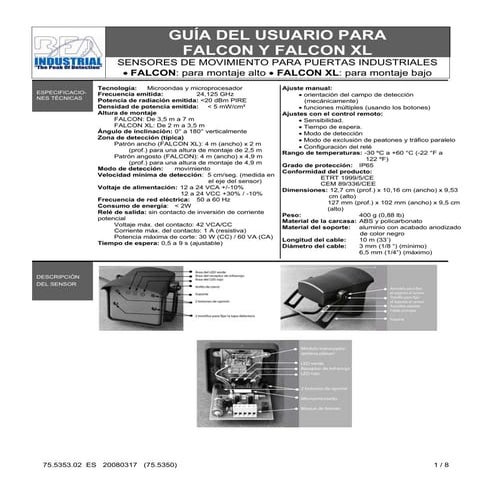Falcon xl spanish | PDF
