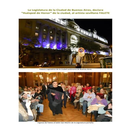 Falete. huésped de honor ciudad de buenos aires