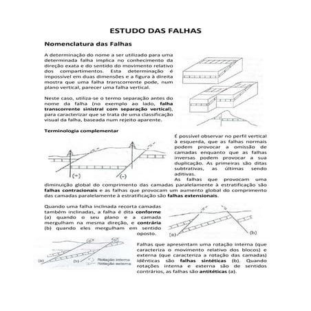 Estudo das Falhas 1