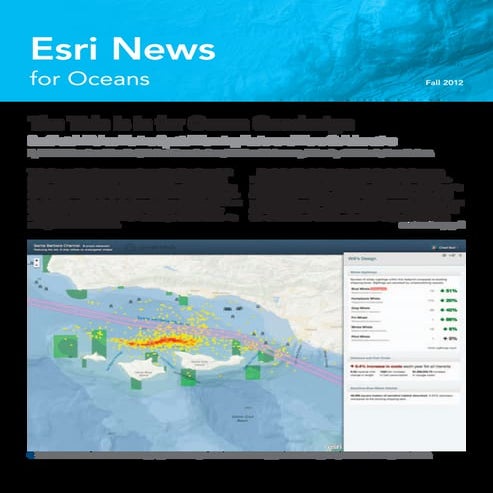 Esri News for Oceans Fall 2012 newsletter