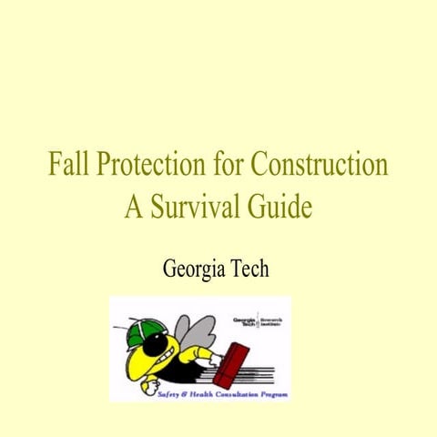 fall-construction IN CONSTRUCTION SAFETY.ppt