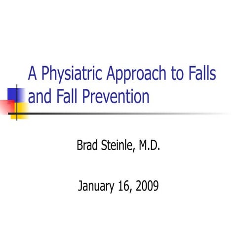 Fall in elderly | PPTX