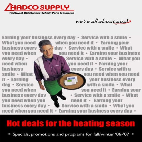 Fall \'06 Preseason Hadco Supply Catalog Idea