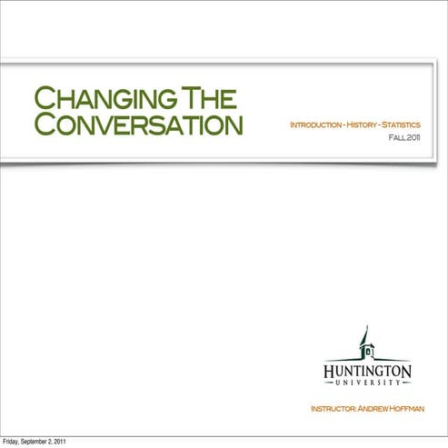 HU Social Media - Day 1 Presentation