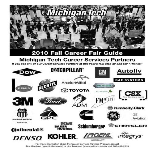 Fall 2010 Career Fair Guidebook