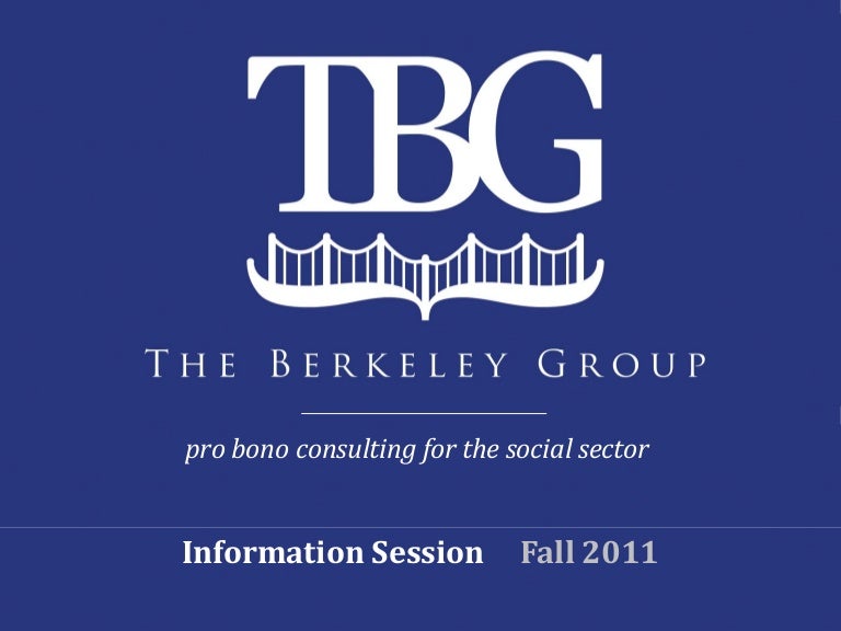 The Berkeley Group Infosession