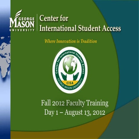 Fall 2012 - Faculty Training PT 1.pptx