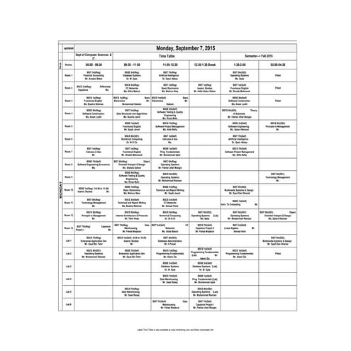 Fall 2015 time_table_bs by mansab mirza