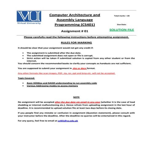 Fall 2019 cs401 1_sol | PDF