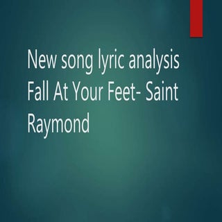 Fall at your feet lyrics
