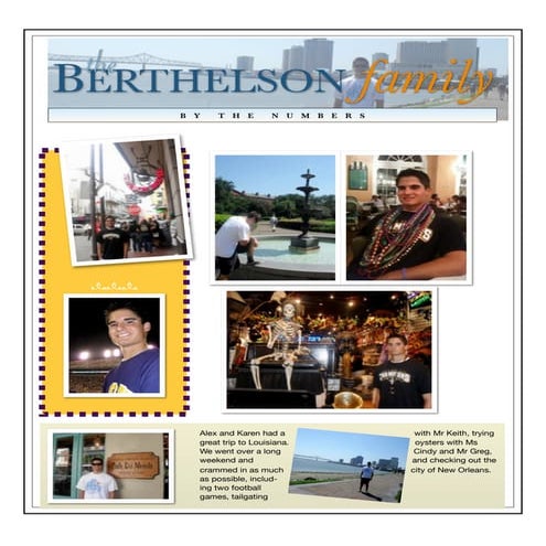 Fall berthelson newsletter