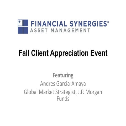 Fall client appreciation event