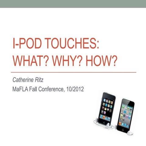 iPods for Foreign Language: What? Why? How?