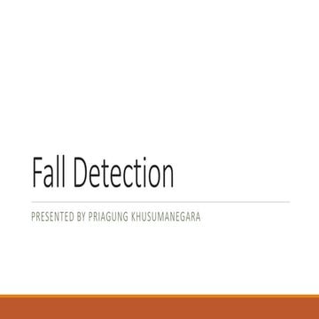 Fall detection