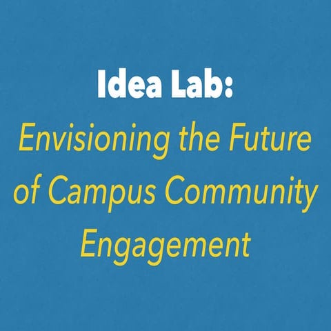 Bonner Fall Directors 2016 - Idea Lab - Envisioning Future