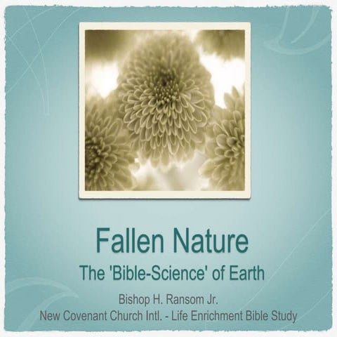 Fallen Nature - Bishop Horace Ransom Jr.