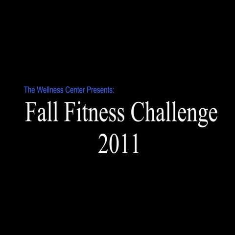 Fall Fitness Challenge