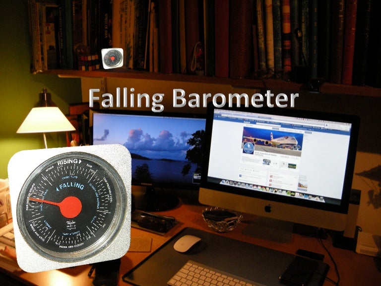 Falling barometer